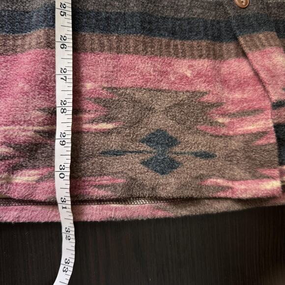 Coldwater Creek Top Womens Small Oversize Southwest Aztec Western Boho Vintage - Picture 8 of 9
